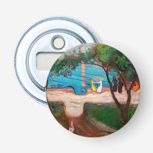 Edvard Munch - Dance on the Beach Bottle Opener