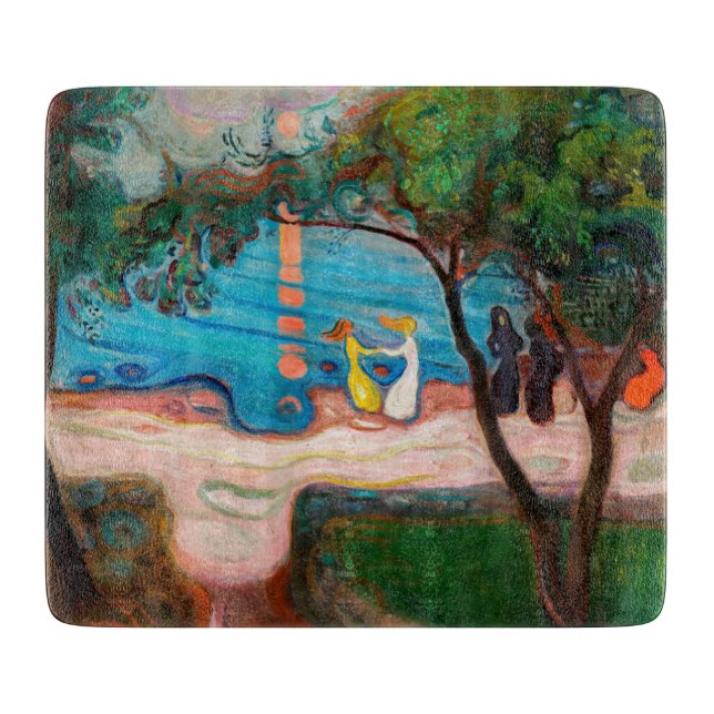Edvard Munch - Dance on the Beach Cutting Board (Front)