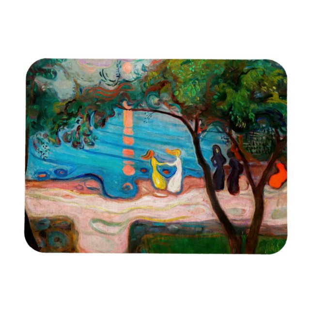 Edvard Munch - Dance on the Beach Magnet (Horizontal)