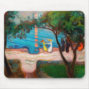 Edvard Munch - Dance on the Beach Mouse Mat