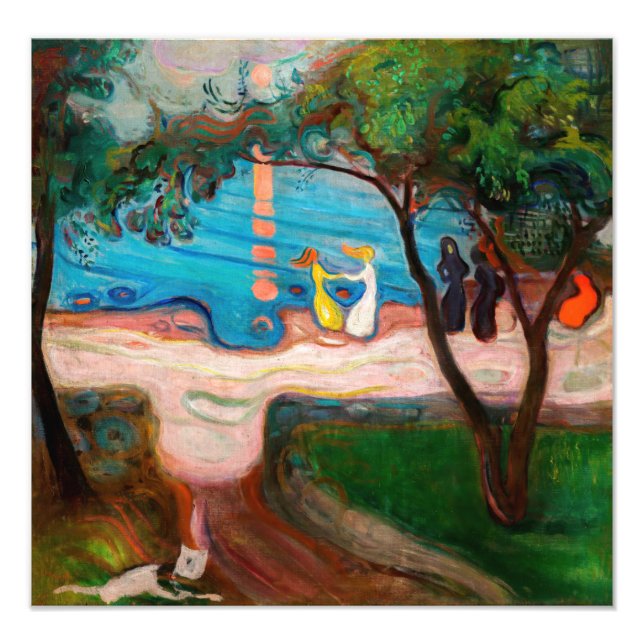 Edvard Munch - Dance on the Beach Photo Print (Front)