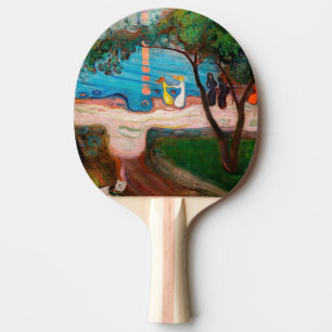 Edvard Munch - Dance on the Beach Ping Pong Paddle
