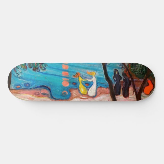 Edvard Munch - Dance on the Beach Skateboard (Horz)
