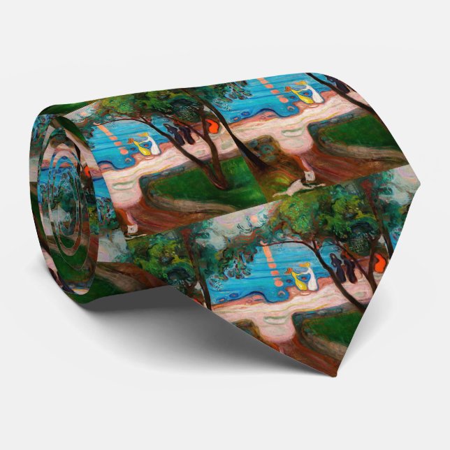 Edvard Munch - Dance on the Beach Tie (Rolled)