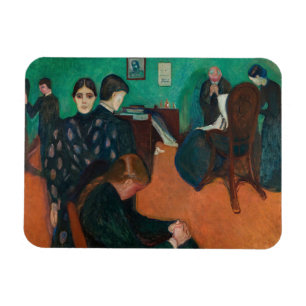 Edvard Munch - Death in the Sickroom v1 Magnet