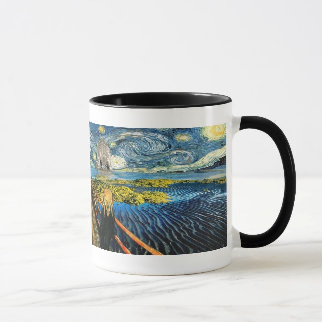 Edvard Munch - Edvard Meets Vincent Mug (Right)