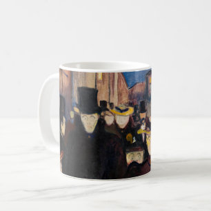 Edvard Munch - Evening on Karl Johan Street Coffee Mug
