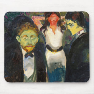Edvard Munch - Jealousy Mouse Mat