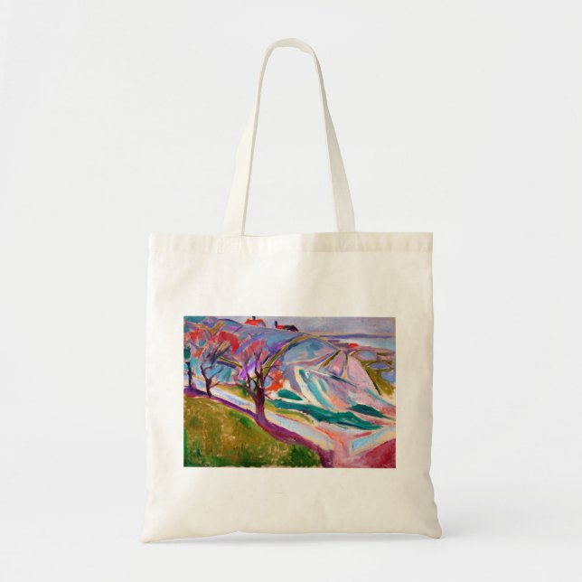 Edvard Munch Landsape of Kragero Tote Bag (Front)