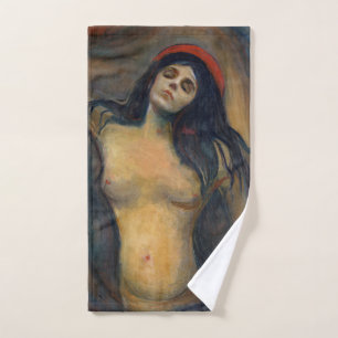 Edvard Munch - Madonna Bath Towel Set