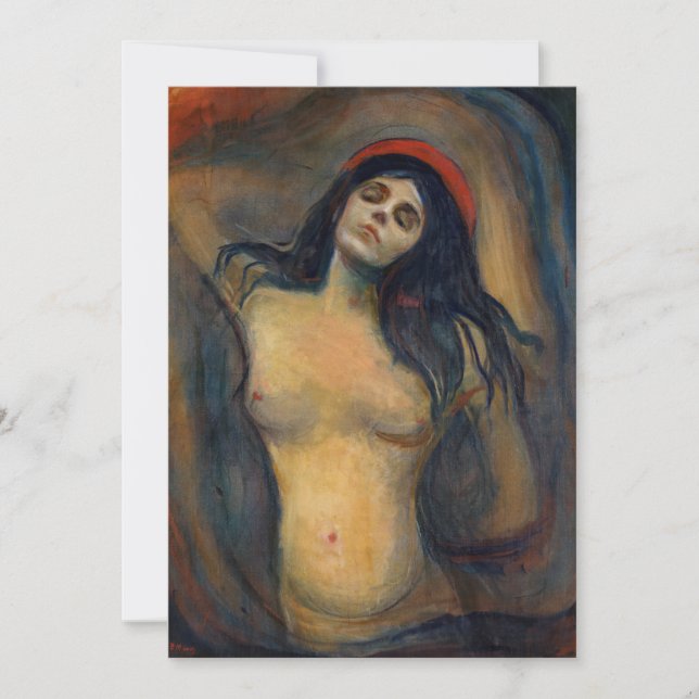 Edvard Munch - Madonna Invitation (Front)