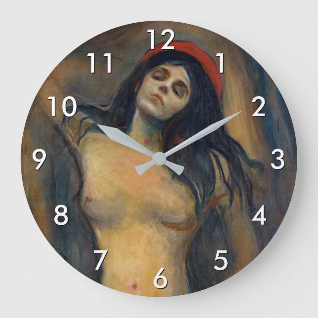 Edvard Munch - Madonna Large Clock (Front)