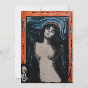 Edvard Munch - Madonna Lithography Thank You Card