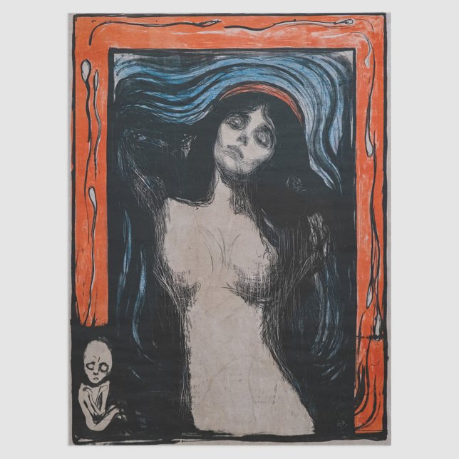 Edvard Munch - Madonna Lithography Tissue Paper (Creator Uploaded)
