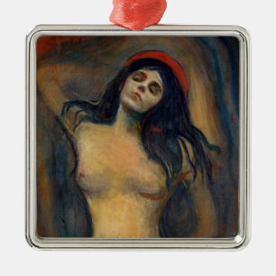 Edvard Munch - Madonna Metal Tree Decoration