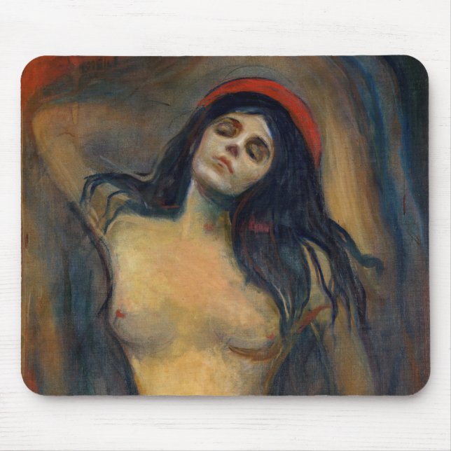 Edvard Munch - Madonna Mouse Mat (Front)