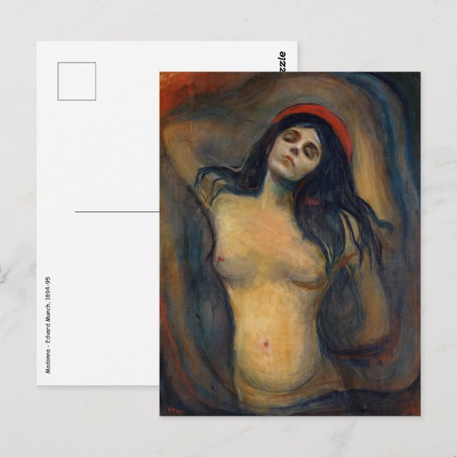 Edvard Munch - Madonna Postcard (Front/Back)