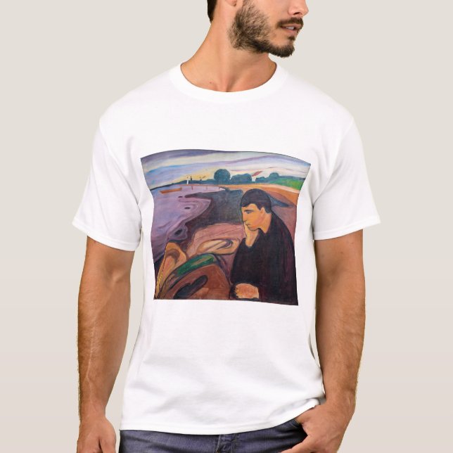 Edvard Munch - Melancholy 1894 T-Shirt (Front)