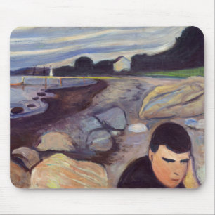 Edvard Munch - Melancholy Mouse Mat