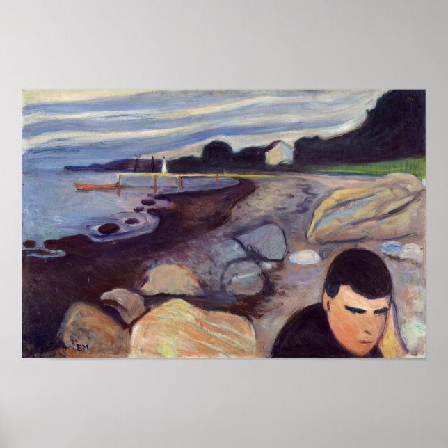Edvard Munch - Melancholy Poster (Front)