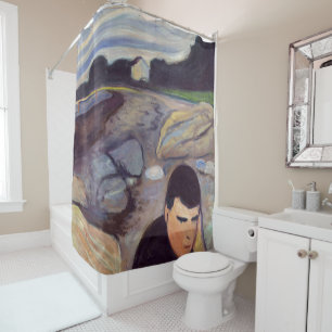Edvard Munch - Melancholy Shower Curtain