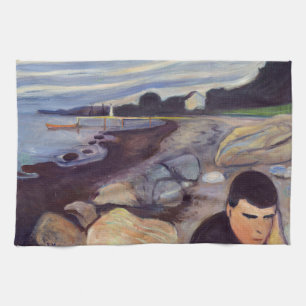 Edvard Munch - Melancholy Tea Towel