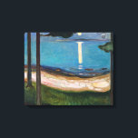 Edvard Munch - Moonlight Canvas Print<br><div class="desc">Moonlight - Edvard Munch,  1895</div>