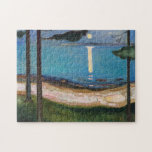 Edvard Munch - Moonlight Jigsaw Puzzle<br><div class="desc">Moonlight - Edvard Munch,  1895</div>