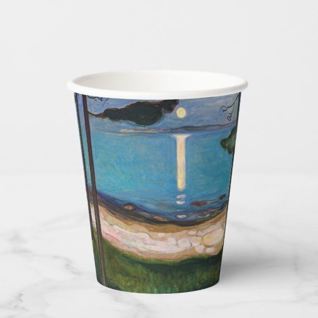 Edvard Munch - Moonlight Paper Cups (Front)