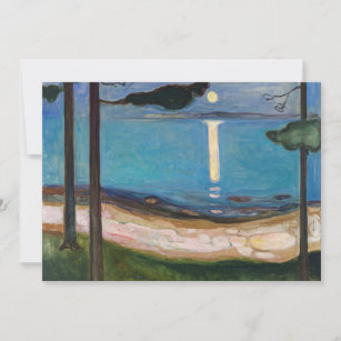 Edvard Munch - Moonlight Thank You Card