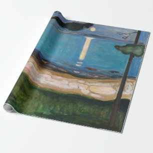 Edvard Munch - Moonlight Wrapping Paper