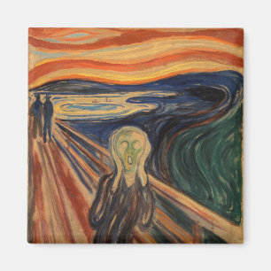 Edvard Munch Painting Girls on the Bridge (c 1902) Magnet