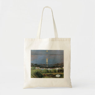 Edvard Munch Painting, Summer Night by the Beach Tote Bag