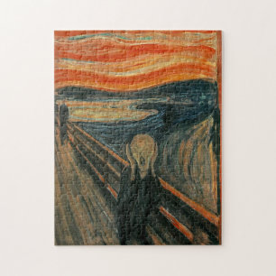 Edvard Munch Painting The Scream (Skrik) 1893 Jigsaw Puzzle