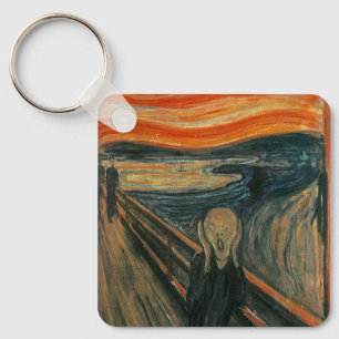 Edvard Munch Painting The Scream (Skrik) 1893 Key Ring