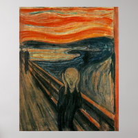 Edvard Munch Painting The Scream (Skrik) 1893