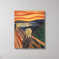 Edvard Munch Painting The Scream (Skrik) 1910
