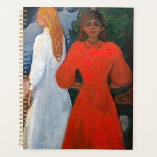 Edvard Munch - Red and White Planner