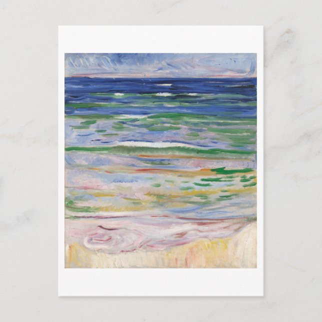 Edvard Munch Sea View Painting Postcard (Front)