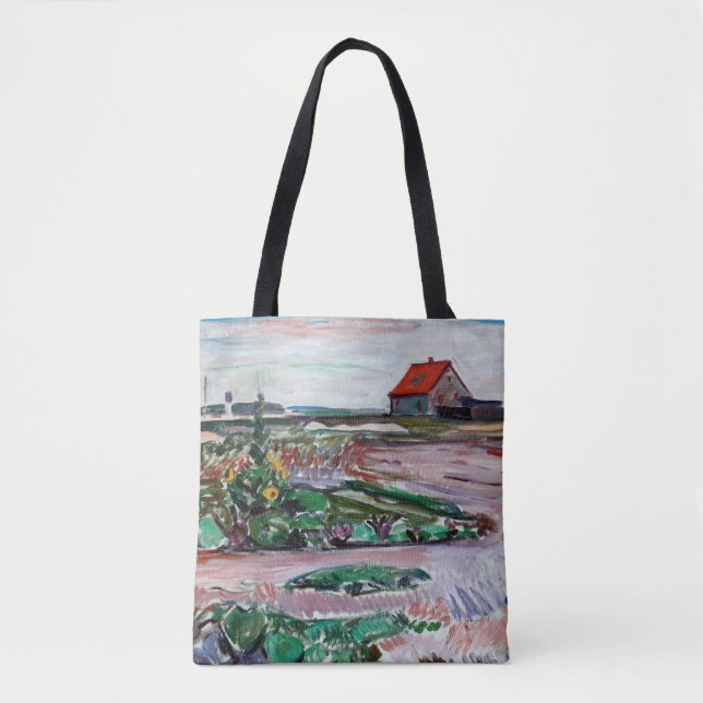 Edvard Munch - Seashore. Landscape near Lubeck Tote Bag (Front)