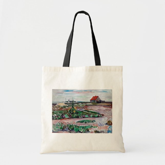 Edvard Munch - Seashore. Landscape near Lubeck Tote Bag (Front)