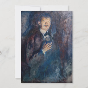 Edvard Munch - Self-Portrait with Cigarette Thank You Card