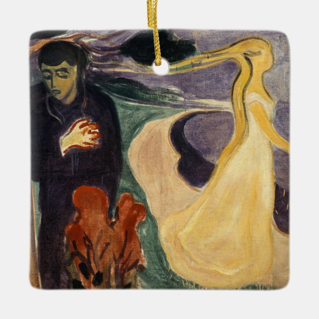 Edvard Munch - Separation Ceramic Ornament (Front)