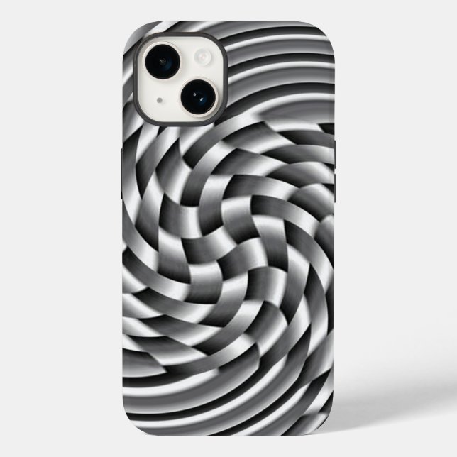 Edvard Munch Stainless Steel Weave Case-Mate iPhone Case (Back)