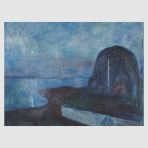 Edvard Munch - Starry Night 1893 Tissue Paper