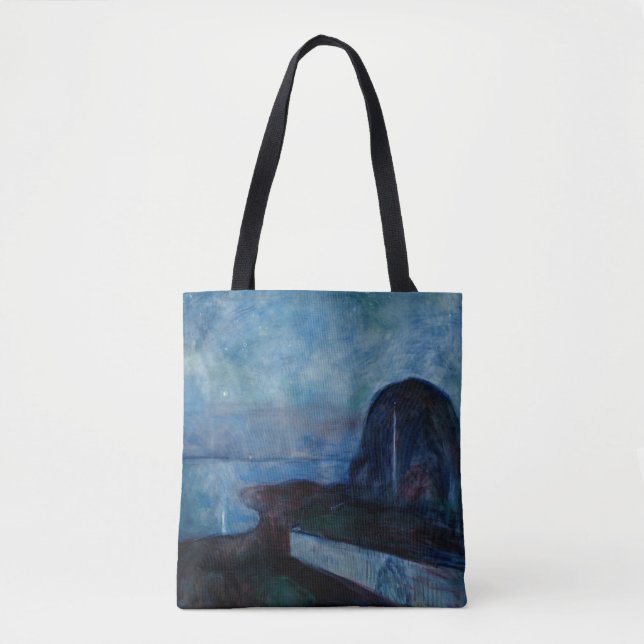 Edvard Munch - Starry Night 1893 Tote Bag (Front)