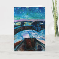 Edvard Munch - Starry Night 1922