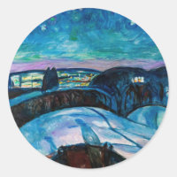 Edvard Munch - Starry Night 1922