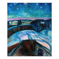 Edvard Munch - Starry Night 1922