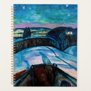 Edvard Munch - Starry Night 1922 Planner